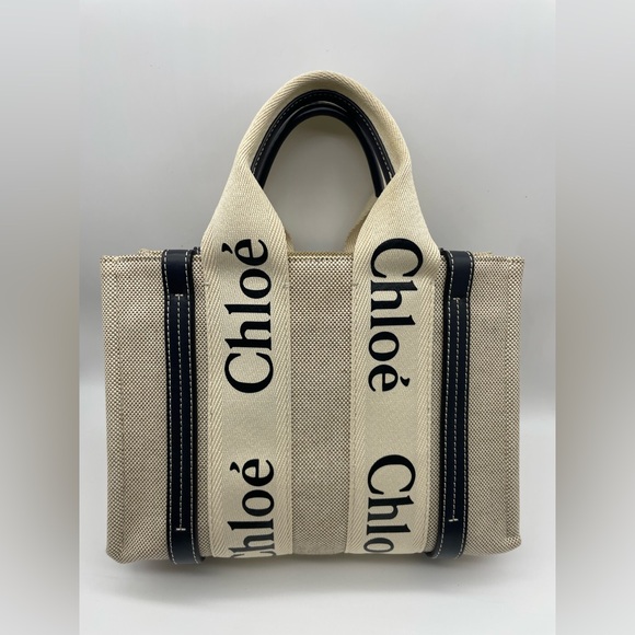 Chloè Woody Canvas Hand Bag - Picture 9 of 9